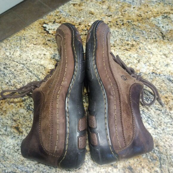Men’s Born Handcrafted Footwear Size 11.5  45.5 Brown Casual Suede Shoes M6573 main image 7